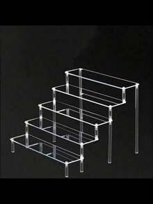 SHEIN 1 Giá trưng bày tráng miệng bằng acrylic, giá đựng bánh cupcake, kệ bày đồ ăn nhẹ cho tiệc sinh nhật, đám cưới, trưng bày trên bàn. - Trong sáng - Xem 19
