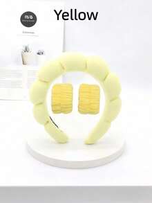 1PC Face Washing Headband Wristband Set For Women Skin Care Makeup Bubble Headband Teen Girl Gift Spa Self Care Facial Tools Beauty Skincare Cleansing - Multicolor - View 21