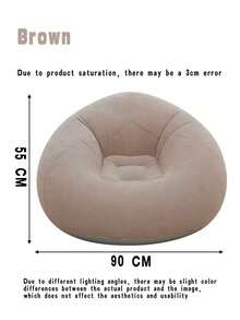 1 Inflatable Slouchy Sofa Chair, Foldable And Portable, A Soft And Comfortable Bean Bag Sofa Suitable For Indoor/Outdoor Use - Multicolor - View 13