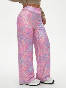 SHEIN Rhythm Era Plus Size Women Sports Leggings - Multicolor - View 6