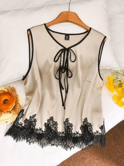 CosyJoli Blouse met kant in grote maten, zomerkleding voor dames, elegante dameskleding