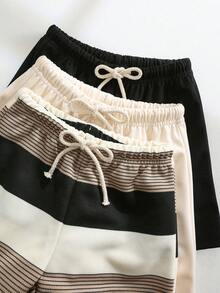 SHEIN 6件套儿童男童休闲无袖圆领上衣和短裤两件套，买二送一，舒适百搭，适合上学、花园、海滩、生日等场合，春、夏、秋、冬四季皆宜。 - 彩色 - 查看 4