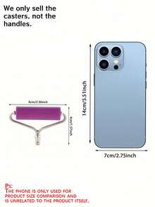 Incluye solo 1 rodillo de metal para pintura de diamantes, no incluye el mango/agarre, para pintura de diamantes DIY. - Multicolor - Ver 3