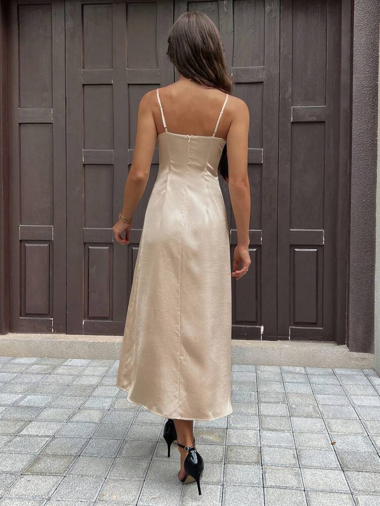 Women's Lace Patchwork Casual Party Maxi Slip Dress Sun Dresses For Women Summer