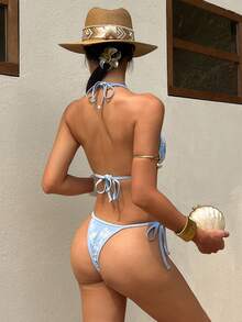 女士比基尼上衣 - 彩色 - 查看 2