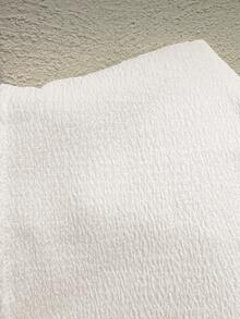 Sunnyshic Đầm dài dáng chữ A cổ chữ V hở lưng thắt eo dành cho nữ, vải jacquard màu vàng, thanh lịch và dễ thương, thích hợp cho mùa xuân/hè, đi nghỉ mát, đi biển, hẹn hò hoặc mặc hàng ngày. - trắng - Xem 7