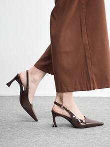 CUCCOO BIZCHIC 女士高跟鞋 - 漆5咖色 - 查看 4