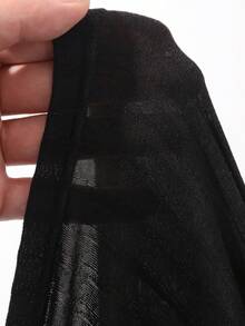 DAZY Top de tirantes de uso diario versátil y casual de unicolor para mujer - Negro - Ver 7