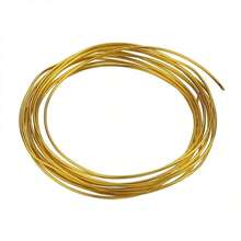 Dây kim loại mềm dẻo mạ vàng/bạc/đen, kích thước 2mm x 5 mét, dùng để làm trang sức, xâu hạt và các vật dụng thủ công khác. - Nhiều màu - Xem 11