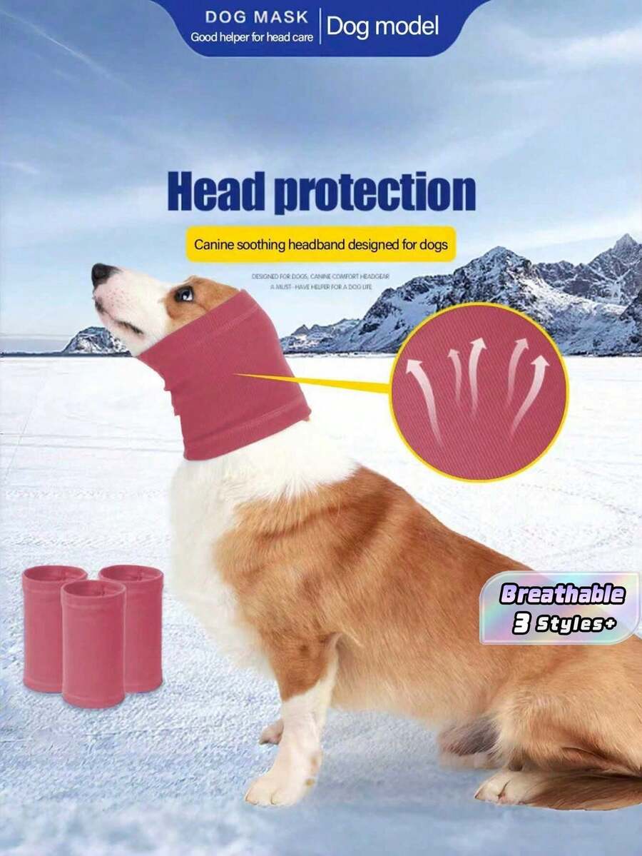 狗狗降噪耳罩,缓解焦虑 – 舒缓犬猫耳罩 – 降噪耳罩,适合梳理毛发、洗澡、烟花和打雷时使用 – 柔软保暖的耳罩,适合小型、中型和大型宠物 – 抗焦虑头罩,适合旅行和兽医就诊 - 玫瑰紅 - 查看 1
