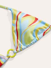 Anewsta Bộ bikini in họa tiết thường ngày dành cho nữ - Nhiều màu - Xem 3