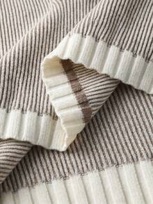 Airaco Áo Polo dệt kim gradient phong cách cổ điển mùa hè, trang phục thoải mái, thời trang đi biển dành cho nam giới - Màu be - Xem 7