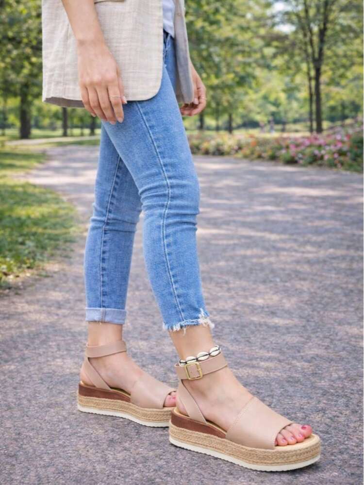 HERMOSAS PLATAFORMAS DE MODA, COMODISIMAS, BONITAS Y LIGERAS - Beis - Añade 3