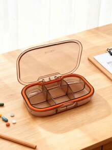 1PC Weekly Pill Organizer Portable 7 Day Medicine Box Large Capacity Sealed Compartment Medication Reminder Travel Pill Case - Multicolor - View 8