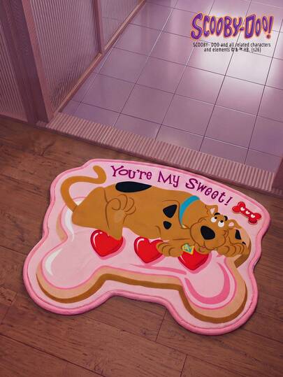 Joivida SCOOBY-DOO X 1 tấm thảm – Thảm trải sàn hoạt hình có bản quyền, chất liệu mềm mại, sang trọng, thích hợp trang trí nhà cửa.