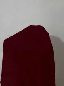 Calvornis 男士大尺碼珠地針織刺繡休閒短袖正式POLO衫，儀式適用 - 酒紅色 - 查看 3