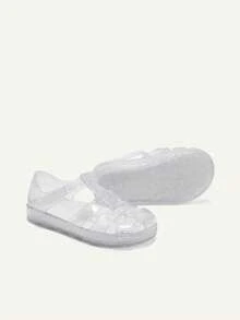 Cozy Pixies Một đôi dép xăng đan đế bằng trong suốt, mềm mại, thoải mái, đa năng, kiểu công chúa, thích hợp đi biển cho bé. - Trong sáng - Xem 7