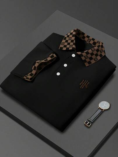 Manfinity Homme 男士加大码休闲短袖Polo衫