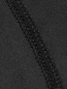 GymBeat Men's Breathable Four-Needle Six-Thread Raglan Sleeve Fitness Sports T-Shirt, Gym - Black - View 3
