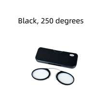 Zazumi Ochelari de vedere mini cu clips pentru mărirea nasului, ochelari de vedere portabili ultra-subțiri în stil card, ochelari de vedere cu filtru de lumină albastră pentru telefon, lentilă de mărire ușoară fără ramă pentru citit zilnic, lucru, jocuri și utilizare mobilă, design elegant la modă pentru bărbați și femei, disponibili în 3 culori (roșu, albastru, negru), compacți și ușor de transportat pentru călătorii, naveta, birou și utilizare în aer liber - multicolor - Vizualizare 18