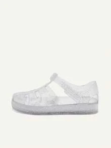 Cozy Pixies Một đôi dép xăng đan đế bằng trong suốt, mềm mại, thoải mái, đa năng, kiểu công chúa, thích hợp đi biển cho bé. - Trong sáng - Xem 4
