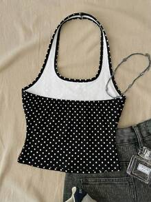 Áo tank top dài tay màu trắng kiểu yếm cho bé gái tuổi teen, thích hợp mặc mùa hè. - Nhiều màu - Xem 2