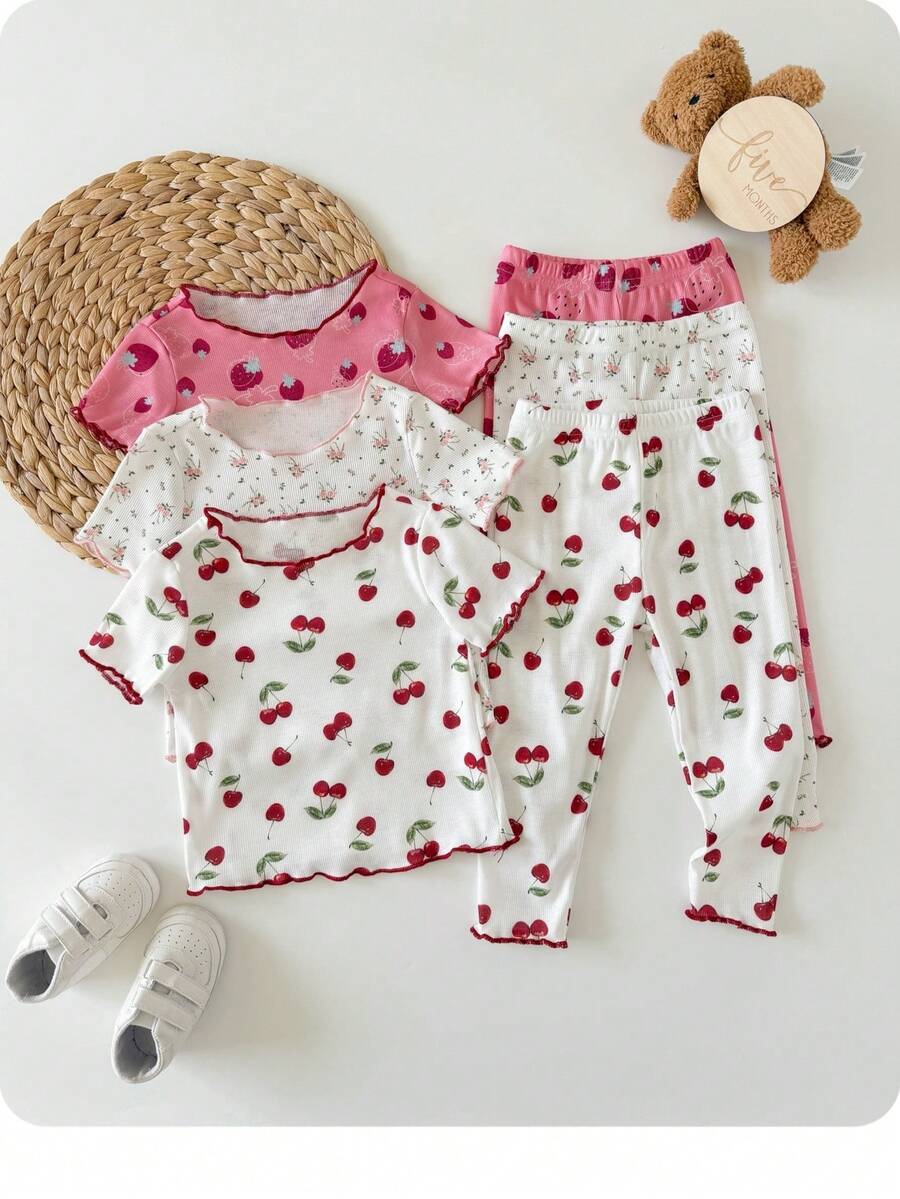 女婴睡衣 - 粉色 - 查看 1