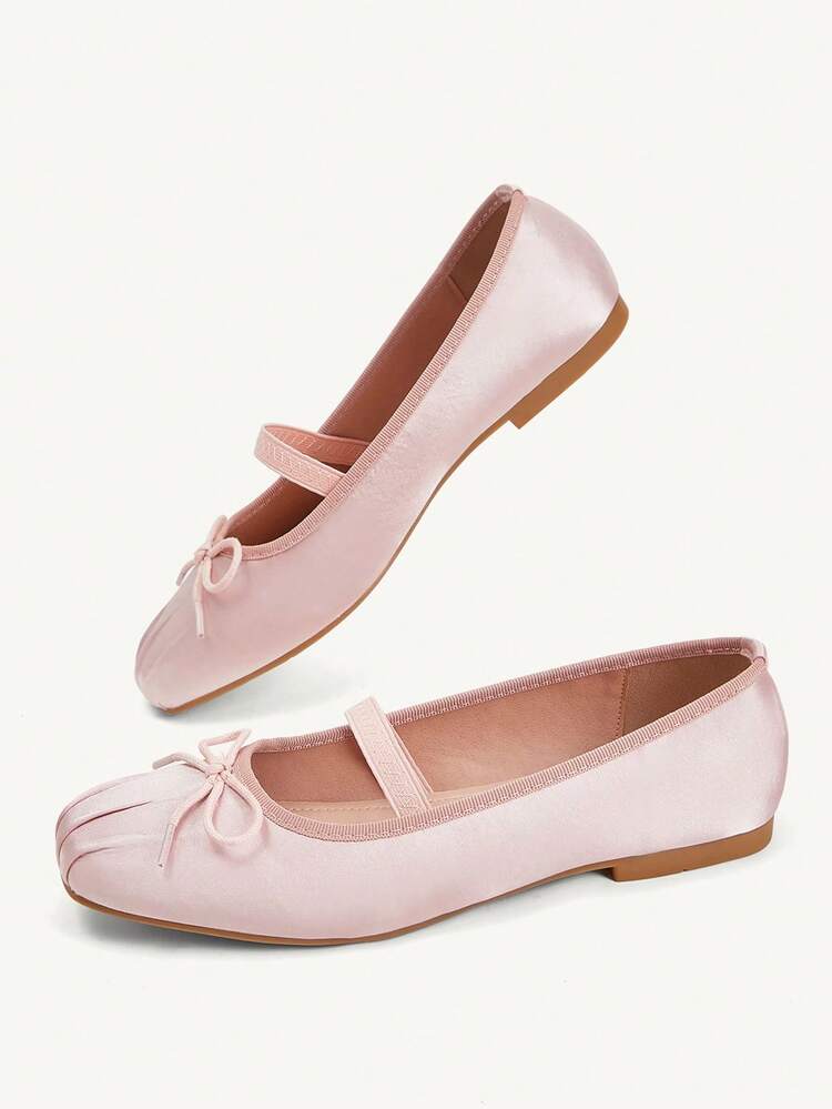 CUCCOO CHICEST Women's Flat Slip-On Shoes, Mesh Embroidery Square Toe Mules, Elegant & Charming Style Wedding Shoes Spring Shoes Bride Shoes