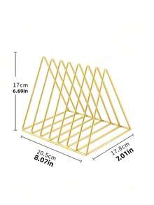 1 PC Saving Metal Adjustable Vertical Horizontal Desktop Closet Hat Organizer Rack Stand Stackable Removable Durable Versatile Storage Display For Home Office Entryway Gift For Women Men Season Organizer Storage - Multicolor - View 18