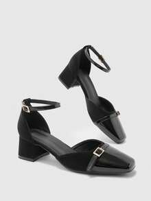 CUCCOO BIZCHIC Giày sandal cao gót thời trang nữ - màu đen - Xem 8