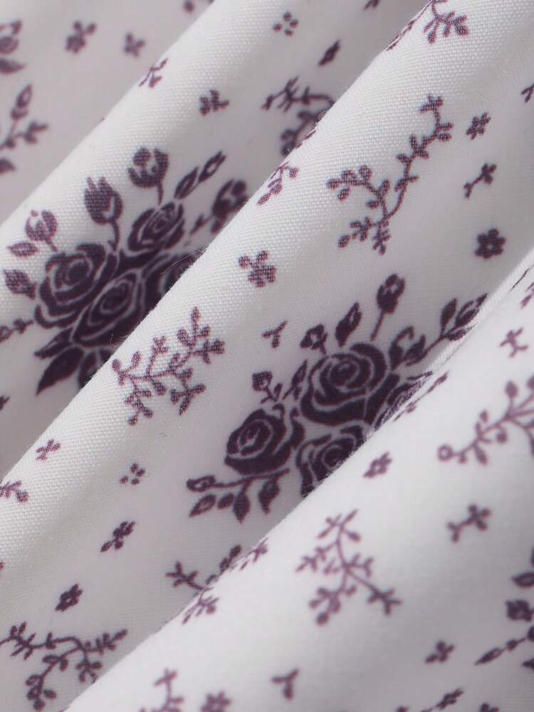 Women's Fashion Off-Shoulder Lace Patchwork Printed Long Dress
