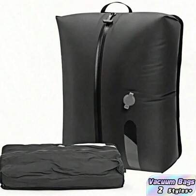 Travel Vacuum Compression Bags Are Outdoor Storage Miracles That Protect Against Moisture And Water, Perfect For Business Trips, Travel, And Portable Clothing Storage.