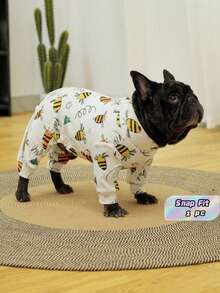 Dog Pajamas, Comfortable Jumpsuits, Dog Care Clothes, - White - View 1