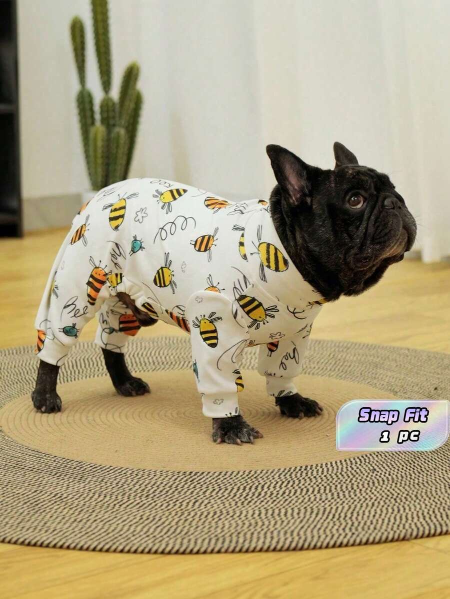 Dog Pajamas, Comfortable Jumpsuits, Dog Care Clothes, - White - View 1