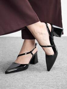 CUCCOO BIZCHIC Women's Fashion High Heel Shoes - Black - View 5