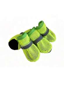 PETSIN Pet Dog Shoes Summer Breathable Mesh Sandals Non-Slip Wear-Resistant Non-Falling Mesh Hollow-Out Breathable Shoes Pet Supplies - Multicolor - View 13