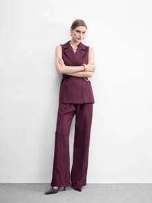 CUCCOO BIZCHIC Giày cao gót nữ - Màu Đỏ Sâu - Xem 3