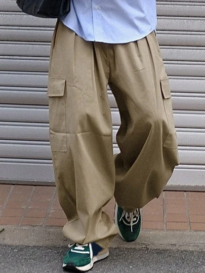 DAZY 男士纯色休闲工装裤，日常百搭
