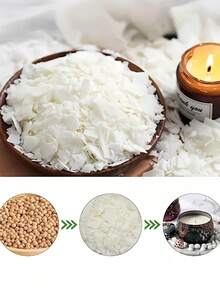 1磅/2磅装大豆蜡烛蜡，用于制作蜡烛，优质天然大豆蜡片 - 多色 - 查看 2