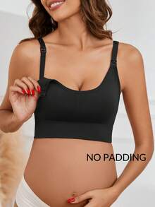 Moonlight&Mama 2026 Hot Selling Women's Seamless Minimalist Solid Color Comfortable High-Quality Maternity Bras 3 Pieces Set - Multicolor - View 8
