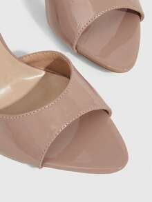 CUCCOO SZL Giày sandal cao gót màu trắng ngà mũi tròn, đính ren và ngọc trai giả, thích hợp cho đám cưới, tiệc tùng, Giáng sinh, mùa xuân, dạ hội. - Gương hạnh nhân 27 - Xem 6