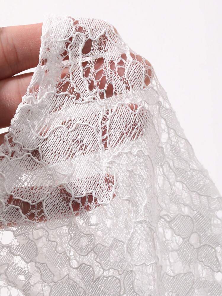 Women's Sleeveless Lace Trim Fitted V-Neck Elegant Formal Summer Thin Vest Jacket