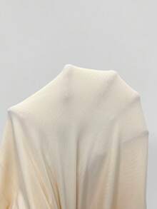 Auralis Đầm chiffon tay ngắn xếp ly dáng rộng, cỡ lớn, thanh lịch, thích hợp cho các buổi tiệc, đám cưới, ngày Valentine, hòa nhạc, đi làm, các dịp lãng mạn. - Màu be - Xem 9