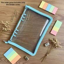 Bìa đựng tài liệu A5 có khóa kéo, có thể dùng làm túi đựng hồ sơ, album tem, album sticker, hộp bút chì, cũng như album ảnh, sổ kế hoạch tiết kiệm, nhật ký, sổ sắp xếp tài liệu, bìa đựng ngân sách, sổ kế hoạch hoặc giấy thay thế cho sổ kế hoạch. - Nhiều màu - Xem 3