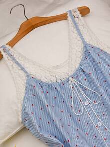 CosyJoli Áo không tay cỡ lớn dành cho nữ, áo tank top nữ kiểu dáng thường ngày, áo camisole màu xanh dương, áo vest mùa hè mới, trang phục thường ngày cho thiếu nữ. - Màu xanh lam - Xem 5