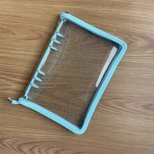 Bìa đựng tài liệu A5 có khóa kéo, có thể dùng làm túi đựng hồ sơ, album tem, album sticker, hộp bút chì, cũng như album ảnh, sổ kế hoạch tiết kiệm, nhật ký, sổ sắp xếp tài liệu, bìa đựng ngân sách, sổ kế hoạch hoặc giấy thay thế cho sổ kế hoạch. - Nhiều màu - Xem 8