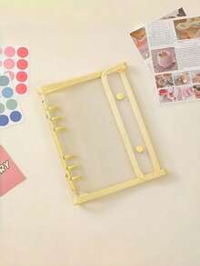 Zazumi A5尺寸文件夹，双扣封面，10个替换内袋，DIY散页照片收藏册，流行收纳架，返校必备，学习用品。 - 彩色 - 查看 24