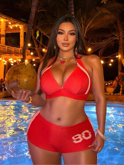 Swim SXY Conjunto de traje de baño de talla grande