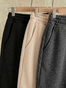 3pcs Men's Summer Casual Drawstring Pocket Shorts - Multicolor - View 4