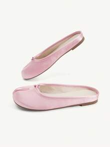 CUCCOO CHICEST Giày lười nữ màu hồng, mũi tròn, kiểu dáng cổ điển Tabi, thích hợp cho ngày Valentine. - Hồng - Xem 6
